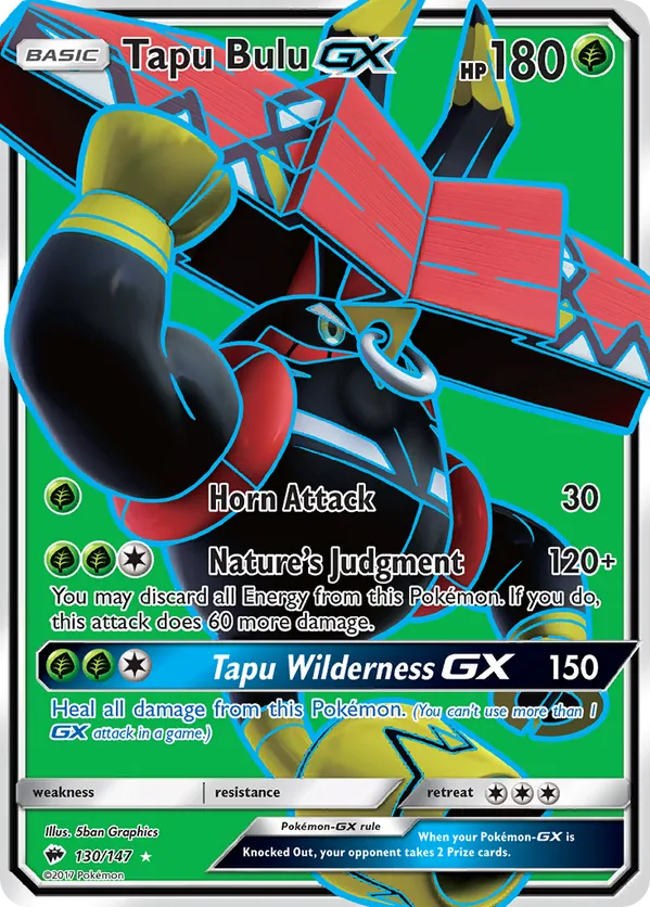 Tapu Bulu-GX - Burning Shadows #130