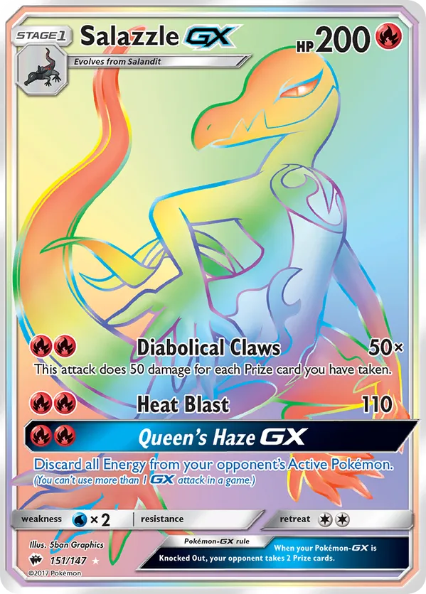 Salazzle-GX - Burning Shadows #151