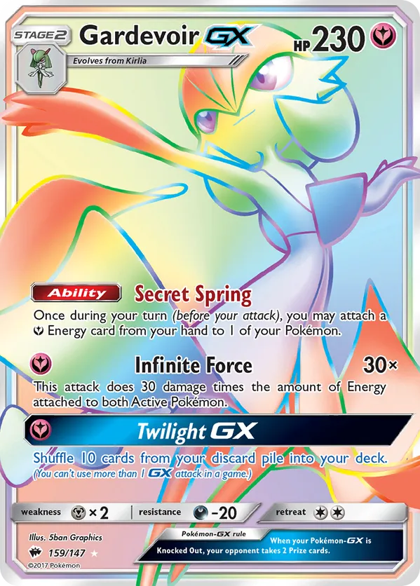 Gardevoir-GX - Burning Shadows #159