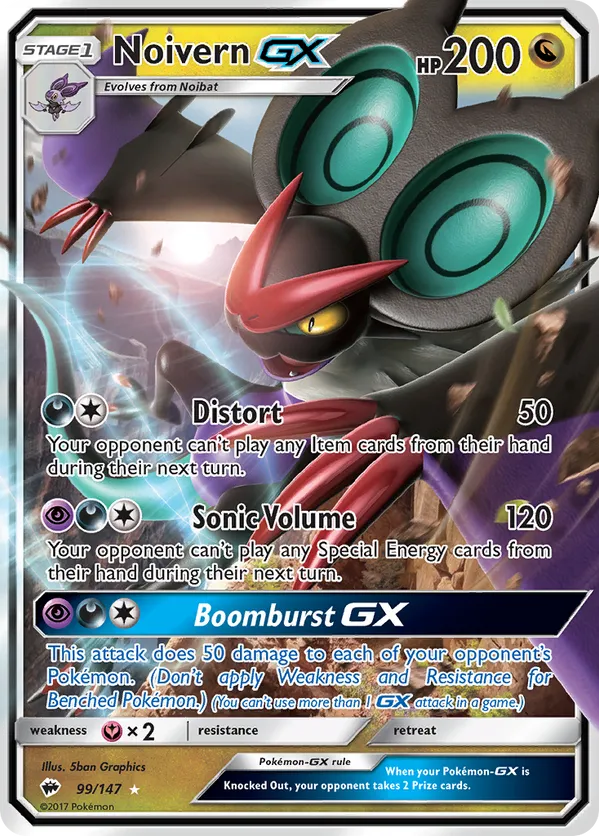 Noivern-GX - Burning Shadows #99