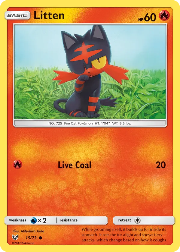 Litten - Shining Legends #15