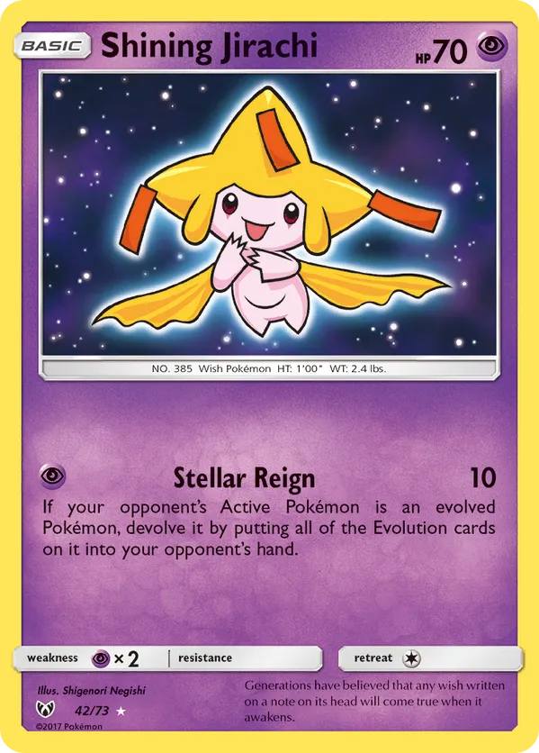 Shining Jirachi - Shining Legends #42