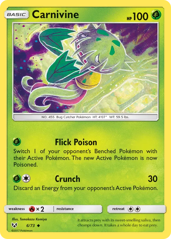 Carnivine - Shining Legends #6