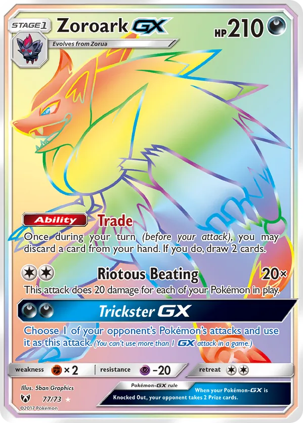 Zoroark-GX - Shining Legends #77