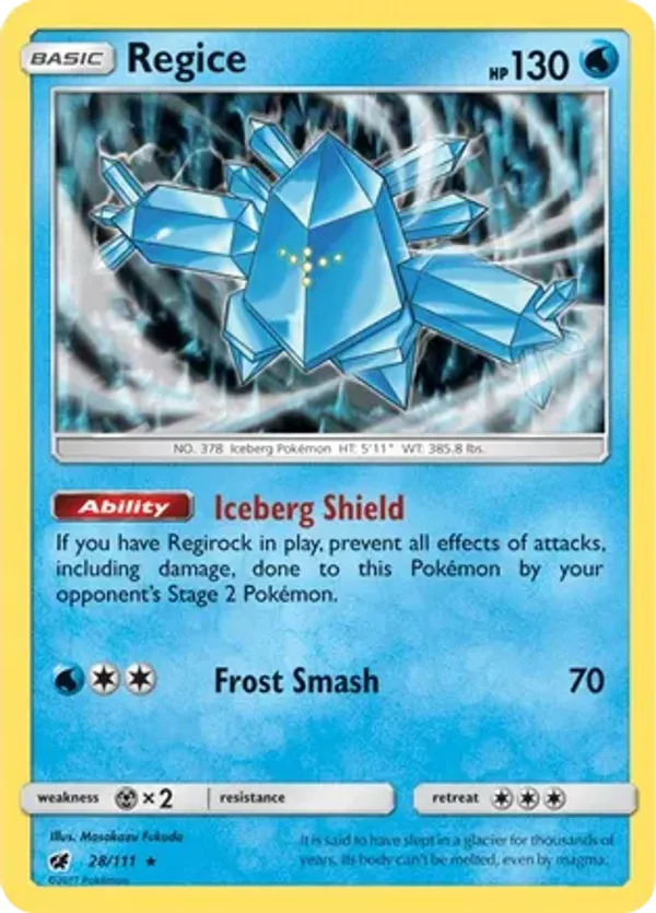 Regice - Crimson Invasion #28