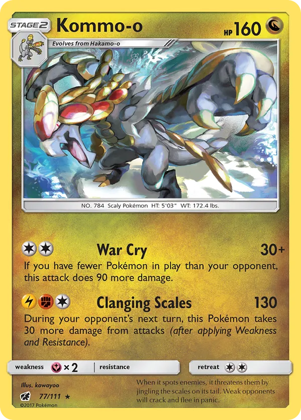 Kommo-o - Crimson Invasion #77