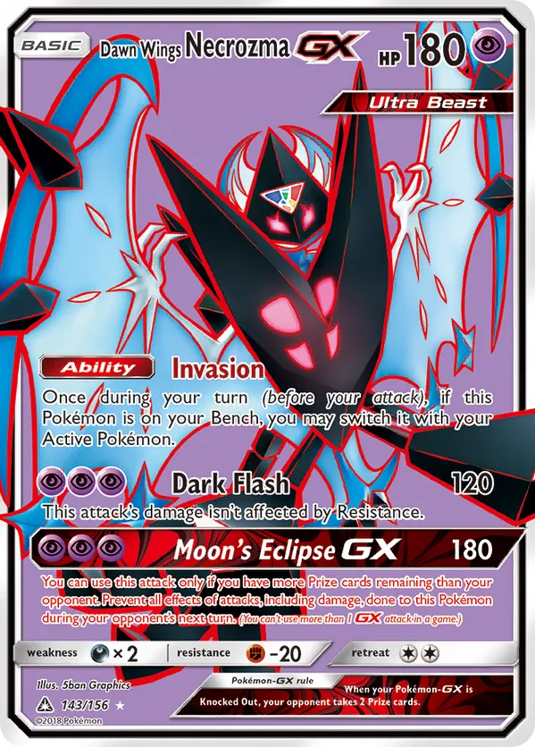 Dawn Wings Necrozma-GX - Ultra Prism #143