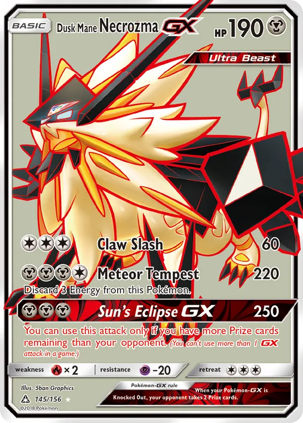Dusk Mane Necrozma-GX - Ultra Prism #145