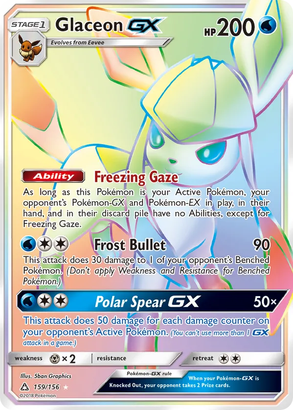 Glaceon-GX - Ultra Prism #159