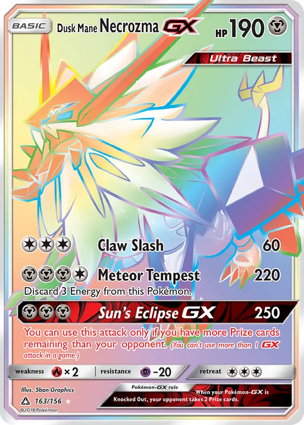 Dusk Mane Necrozma-GX - Ultra Prism #163