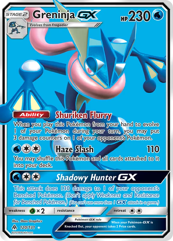Greninja-GX - Forbidden Light #120