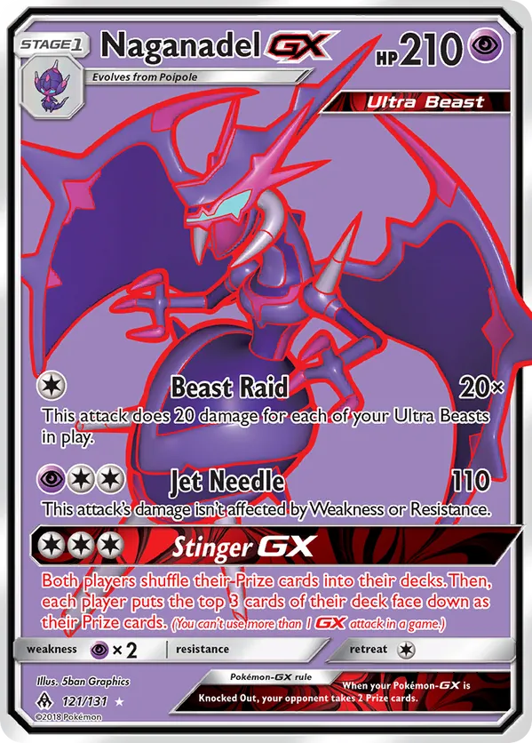 Naganadel-GX - Forbidden Light #121