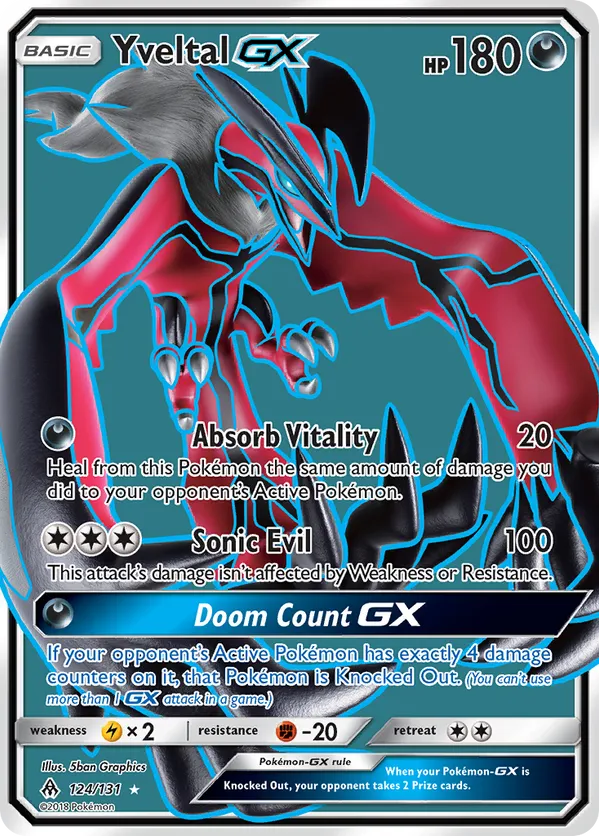 Yveltal-GX - Forbidden Light #124