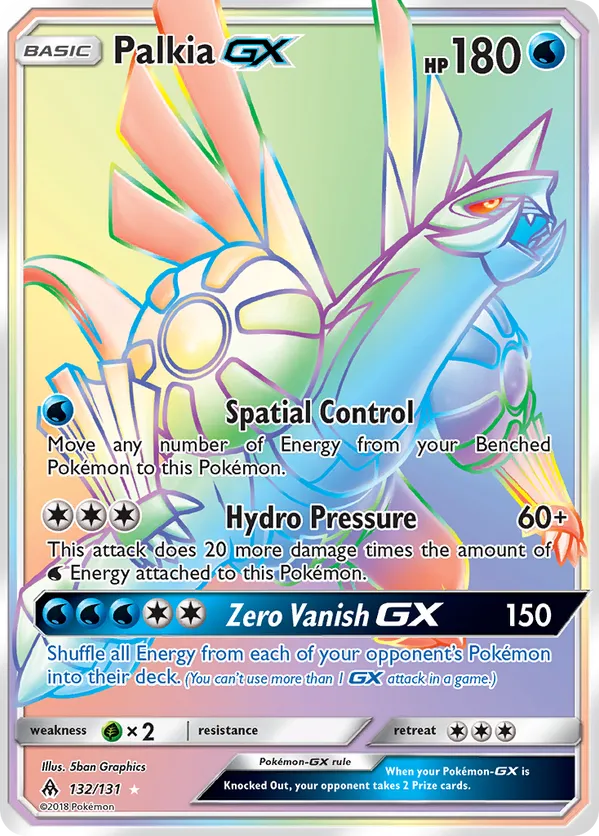 Palkia-GX - Forbidden Light #132