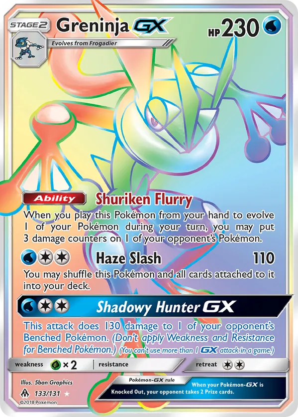 Greninja-GX - Forbidden Light #133
