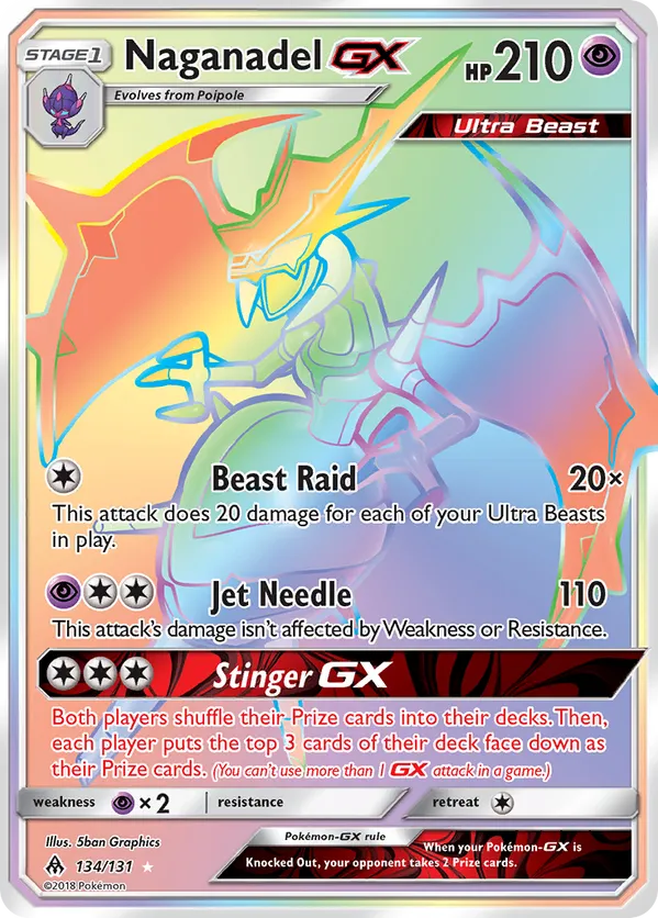 Naganadel-GX - Forbidden Light #134