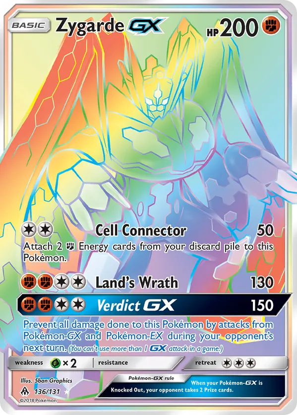 Zygarde-GX - Forbidden Light #136