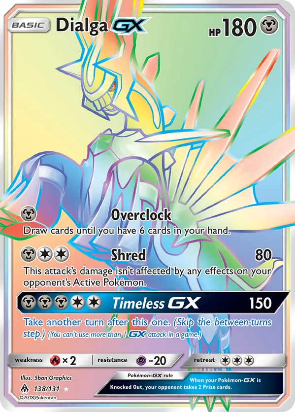 Dialga-GX - Forbidden Light #138
