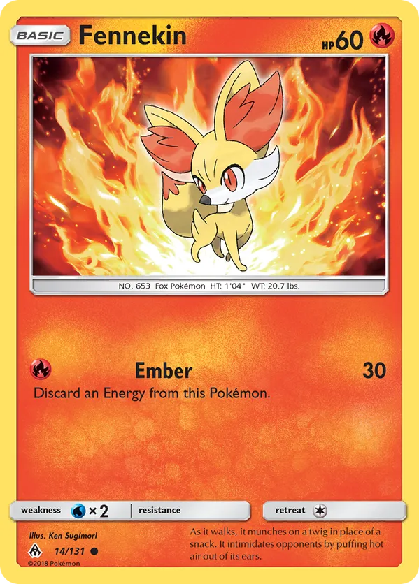 Fennekin - Forbidden Light #14