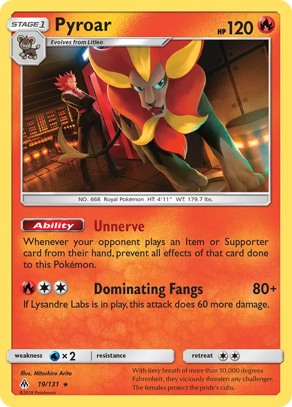 Pyroar - Forbidden Light #19