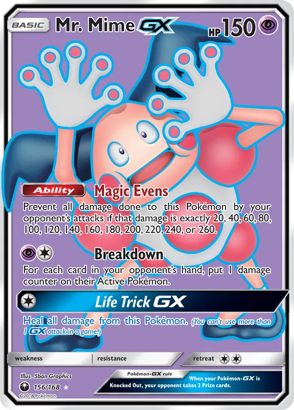 Mr. Mime-GX - Celestial Storm #156