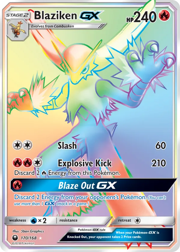 Blaziken-GX - Celestial Storm #170