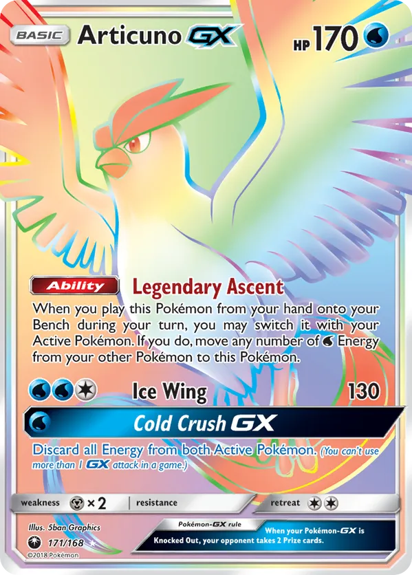 Articuno-GX - Celestial Storm #171