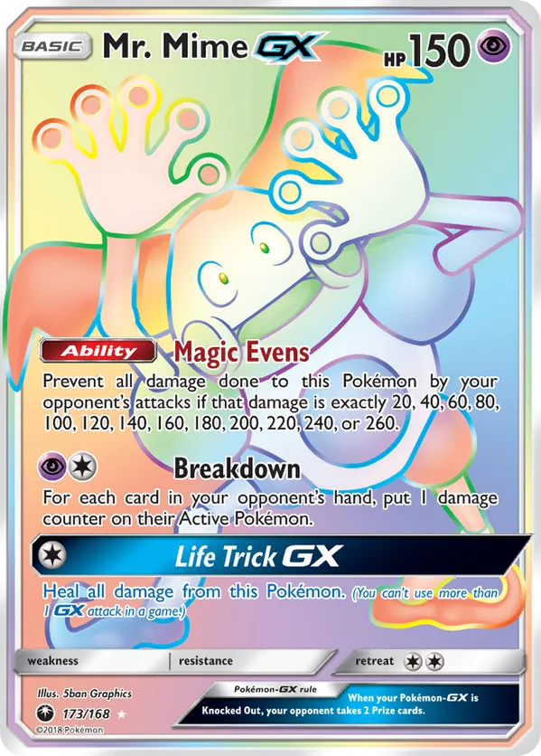 Mr. Mime-GX - Celestial Storm #173