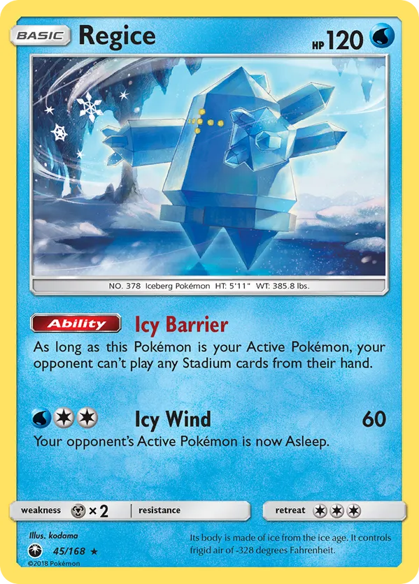 Regice - Celestial Storm #45