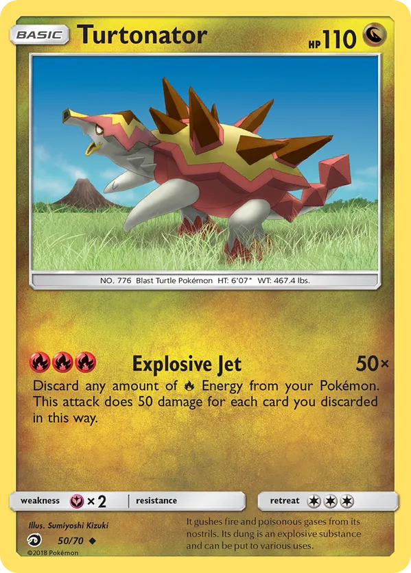 Turtonator - Dragon Majesty #50