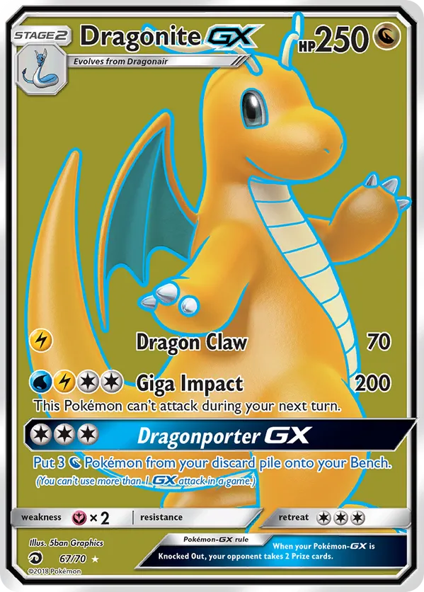 Dragonite-GX - Dragon Majesty #67