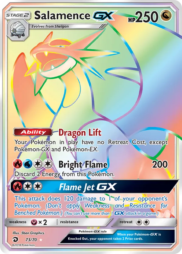 Salamence-GX - Dragon Majesty #73