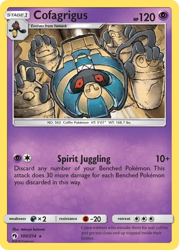 Cofagrigus - Lost Thunder #100