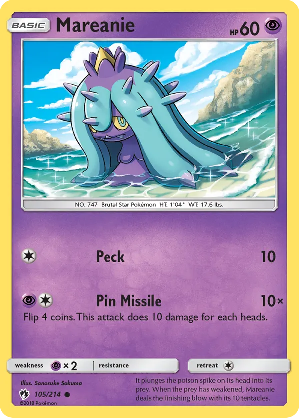 Mareanie - Lost Thunder #105