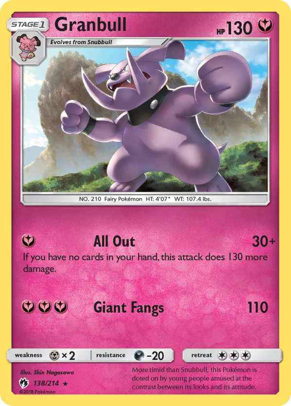 Granbull - Lost Thunder #138