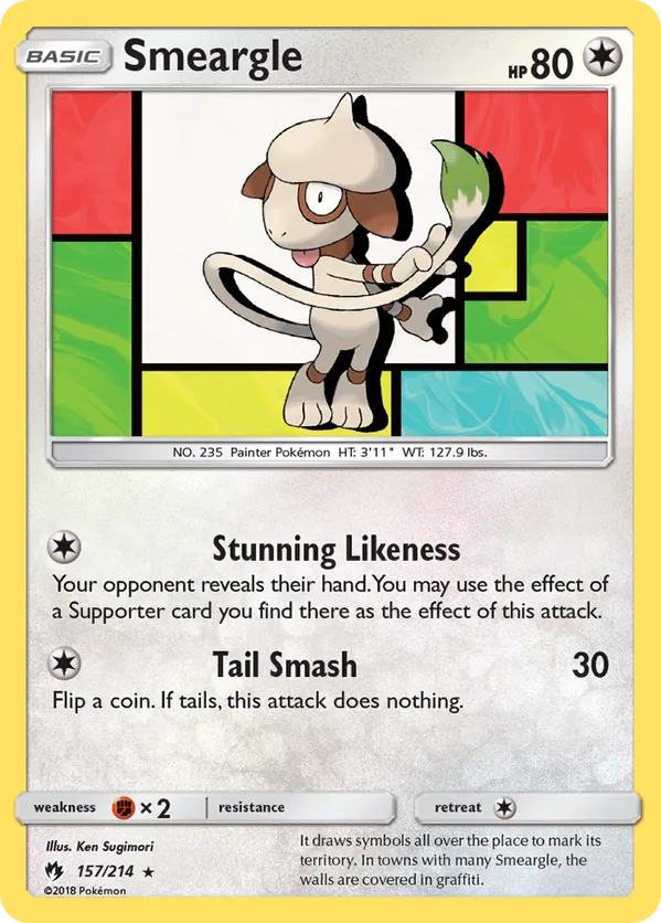 Smeargle - Lost Thunder #157