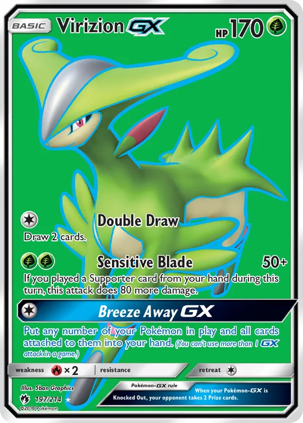 Virizion-GX - Lost Thunder #197