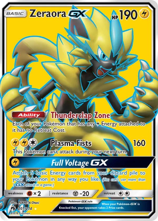 Zeraora-GX - Lost Thunder #201