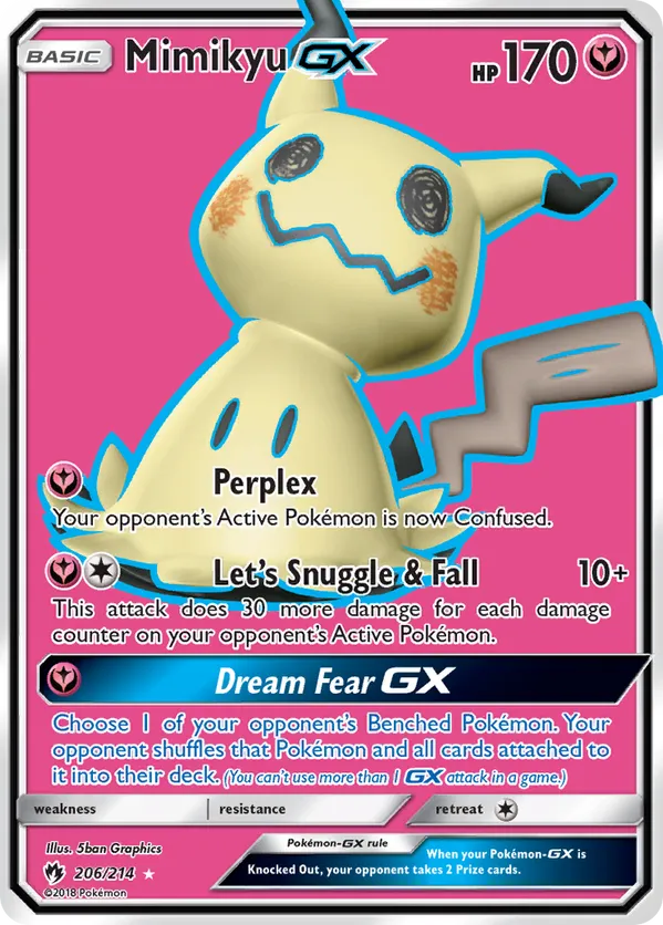 Mimikyu-GX - Lost Thunder #206