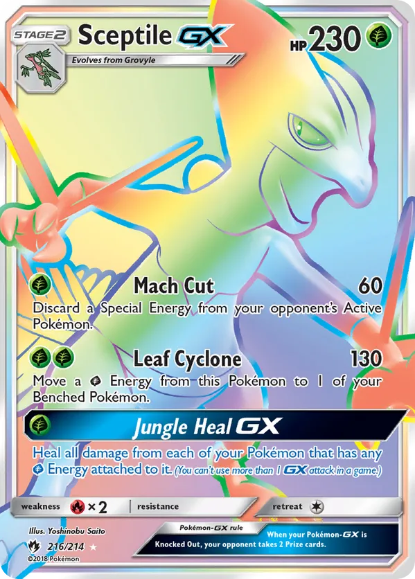 Sceptile-GX - Lost Thunder #216