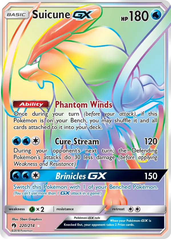Suicune-GX - Lost Thunder #220