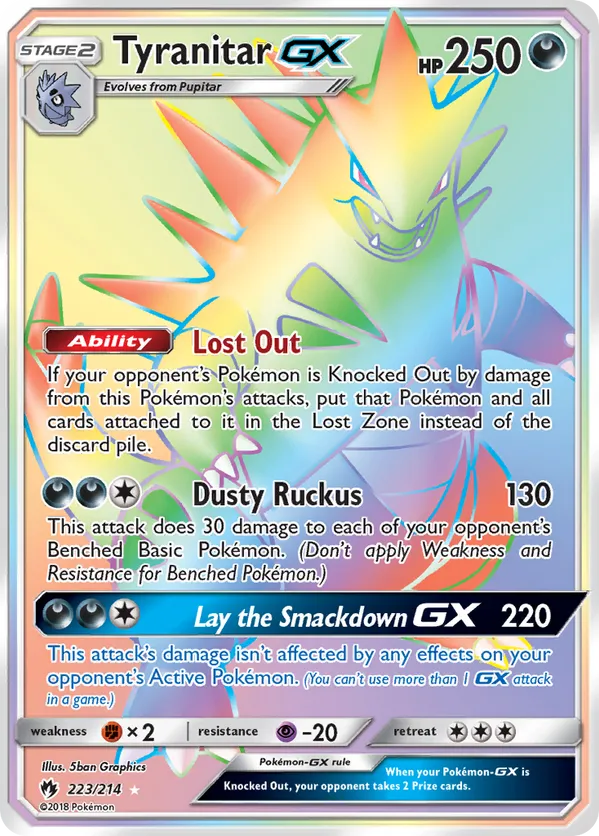 Tyranitar-GX - Lost Thunder #223