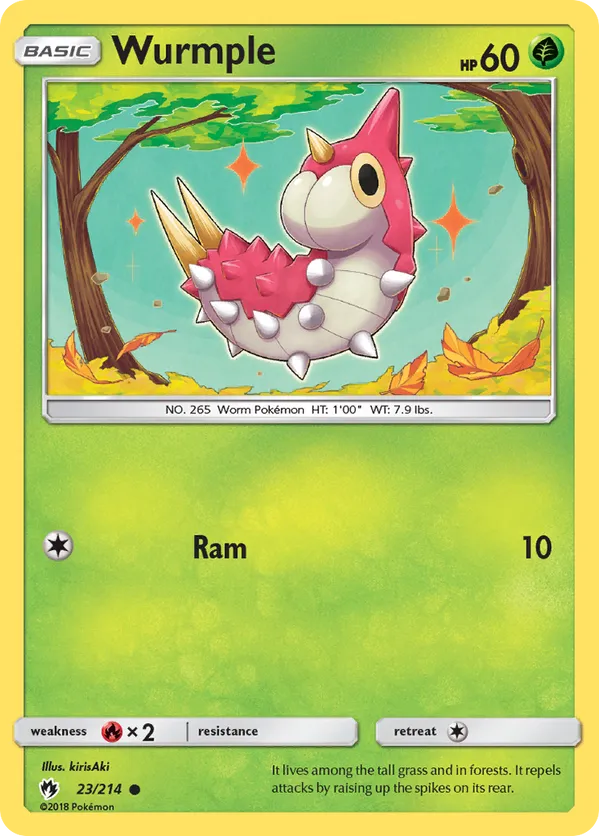 Wurmple - Lost Thunder #23