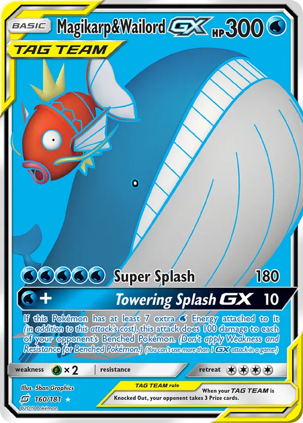 Magikarp & Wailord-GX - Team Up #160