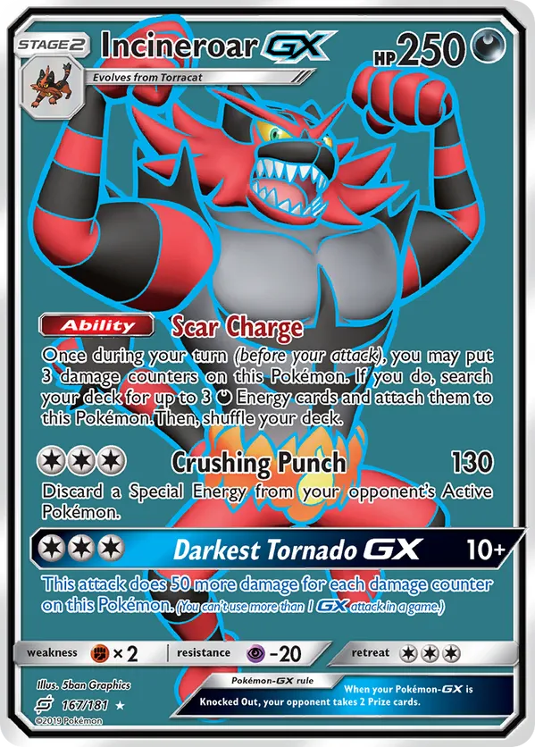 Incineroar-GX - Team Up #167