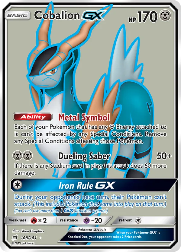 Cobalion-GX - Team Up #168