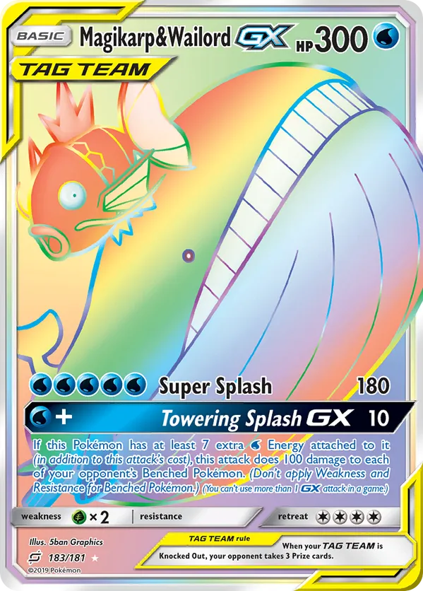 Magikarp & Wailord-GX - Team Up #183