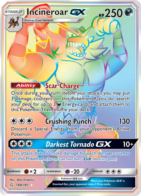Incineroar-GX - Team Up #188