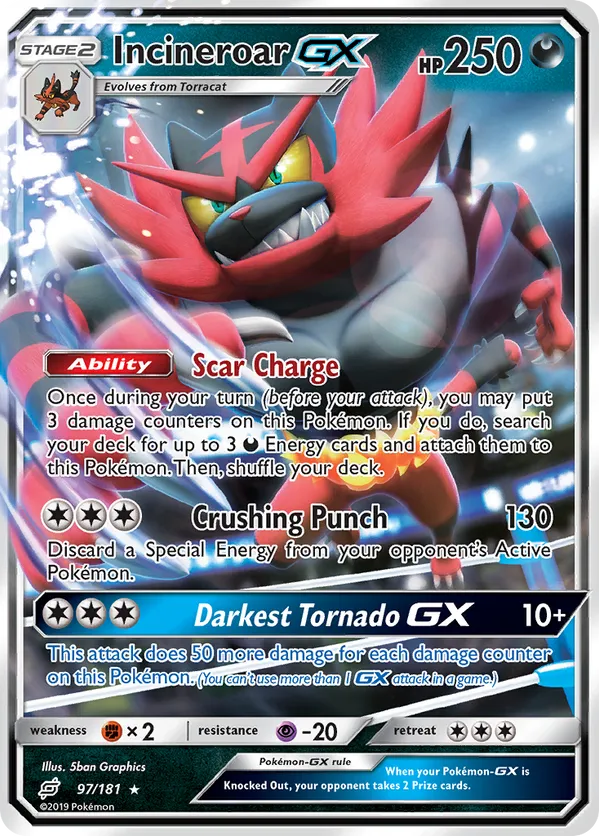 Incineroar-GX - Team Up #97
