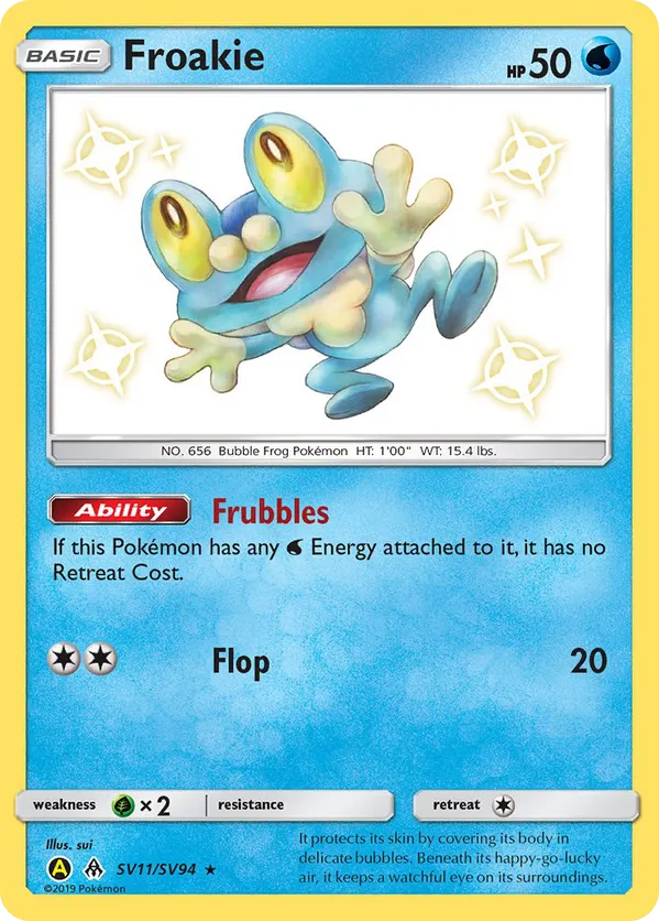 Froakie - Shiny Vault #SV11